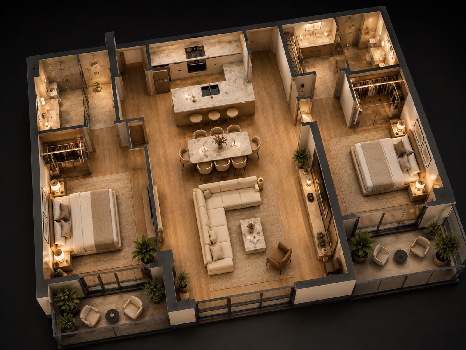 3D Floor Plans — ArchViz3D
